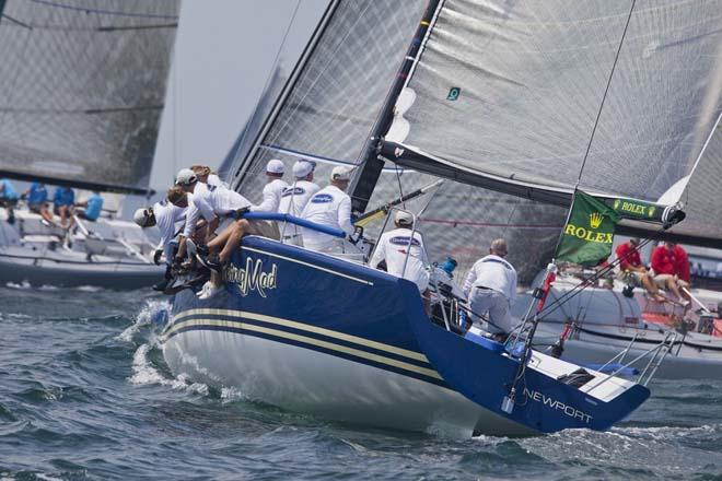 Defending North American Champion Jim Richardson and his Barking Mad team at last year’s Rolex Farr 40 North American Championship in Newport ©  Rolex/Daniel Forster http://www.regattanews.com